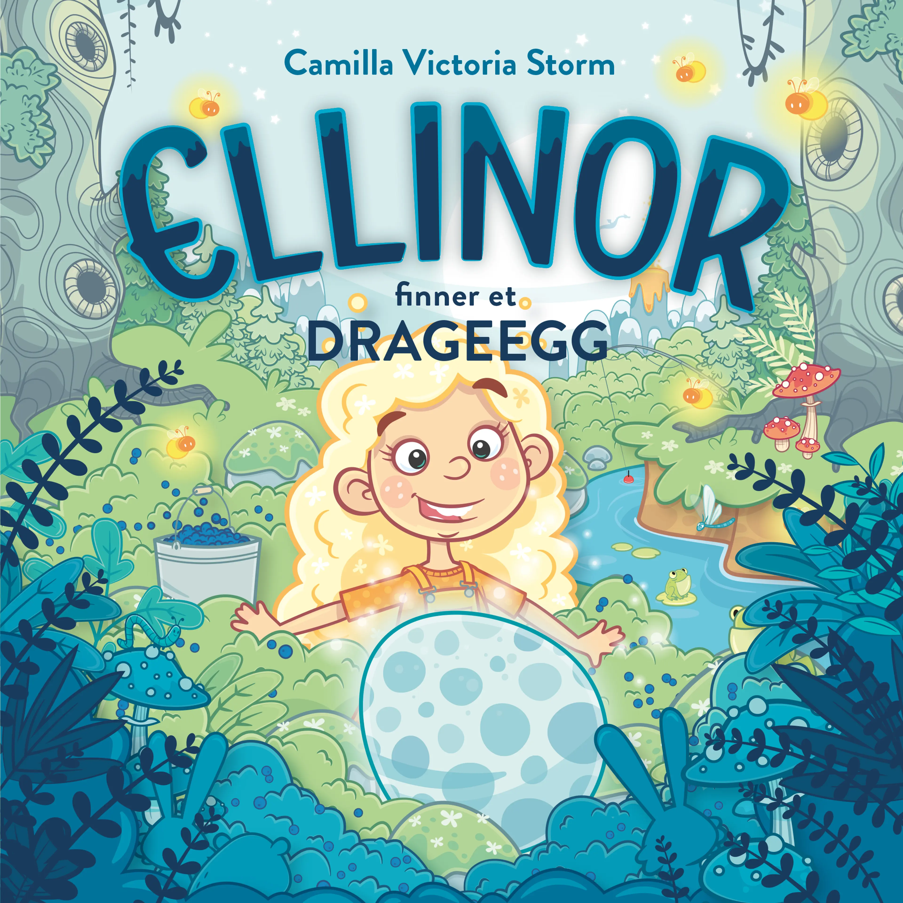 Omslag Ellinor finner et drageegg av Camilla Victoria Storm (Lydbok)