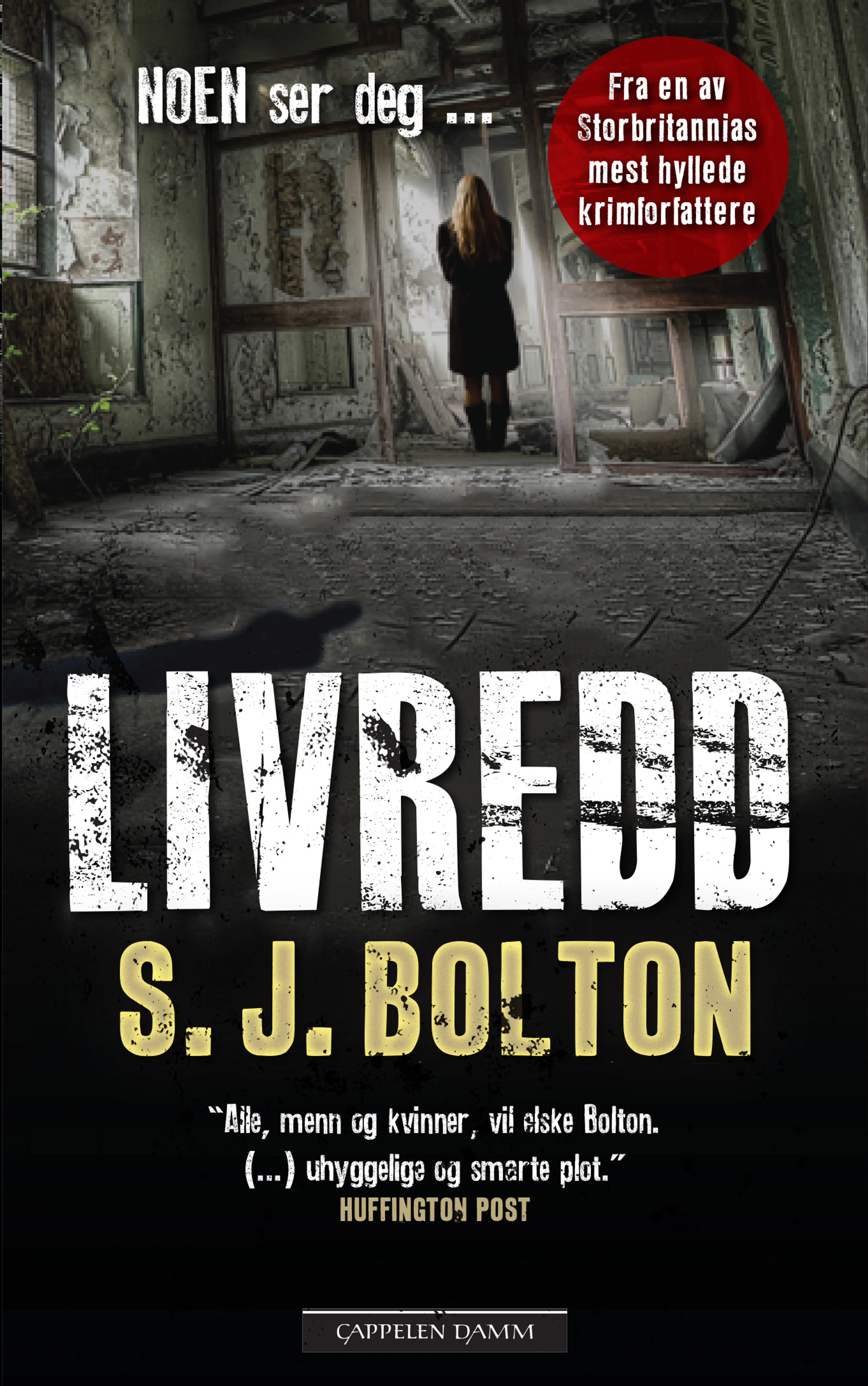Omslag Livredd av S.J. Bolton (Ebok)