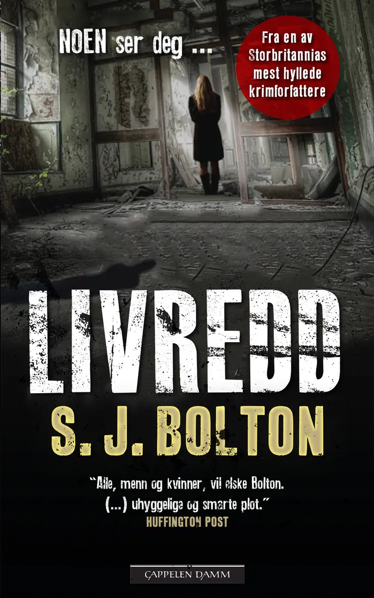 Omslag Livredd av S.J. Bolton (Ebok)