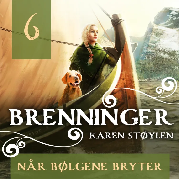 Omslag Når bølgene bryter av Karen Støylen (Lydbok)