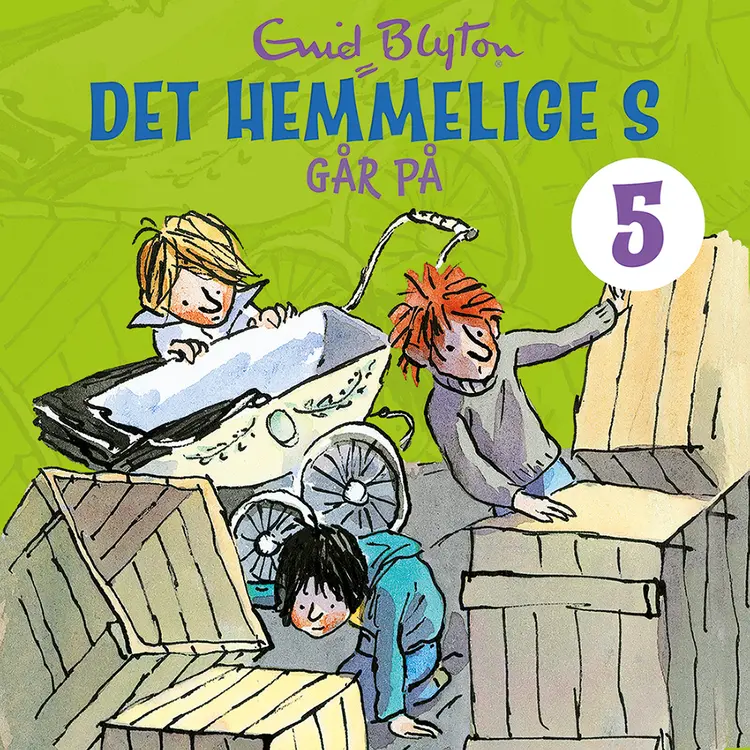 Omslag Det hemmelige S går på av Enid Blyton (Lydbok)