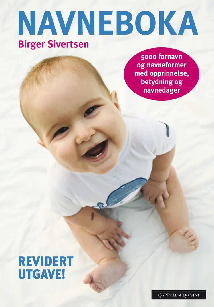 Omslag Navneboka av Birger Sivertsen (Innbundet)