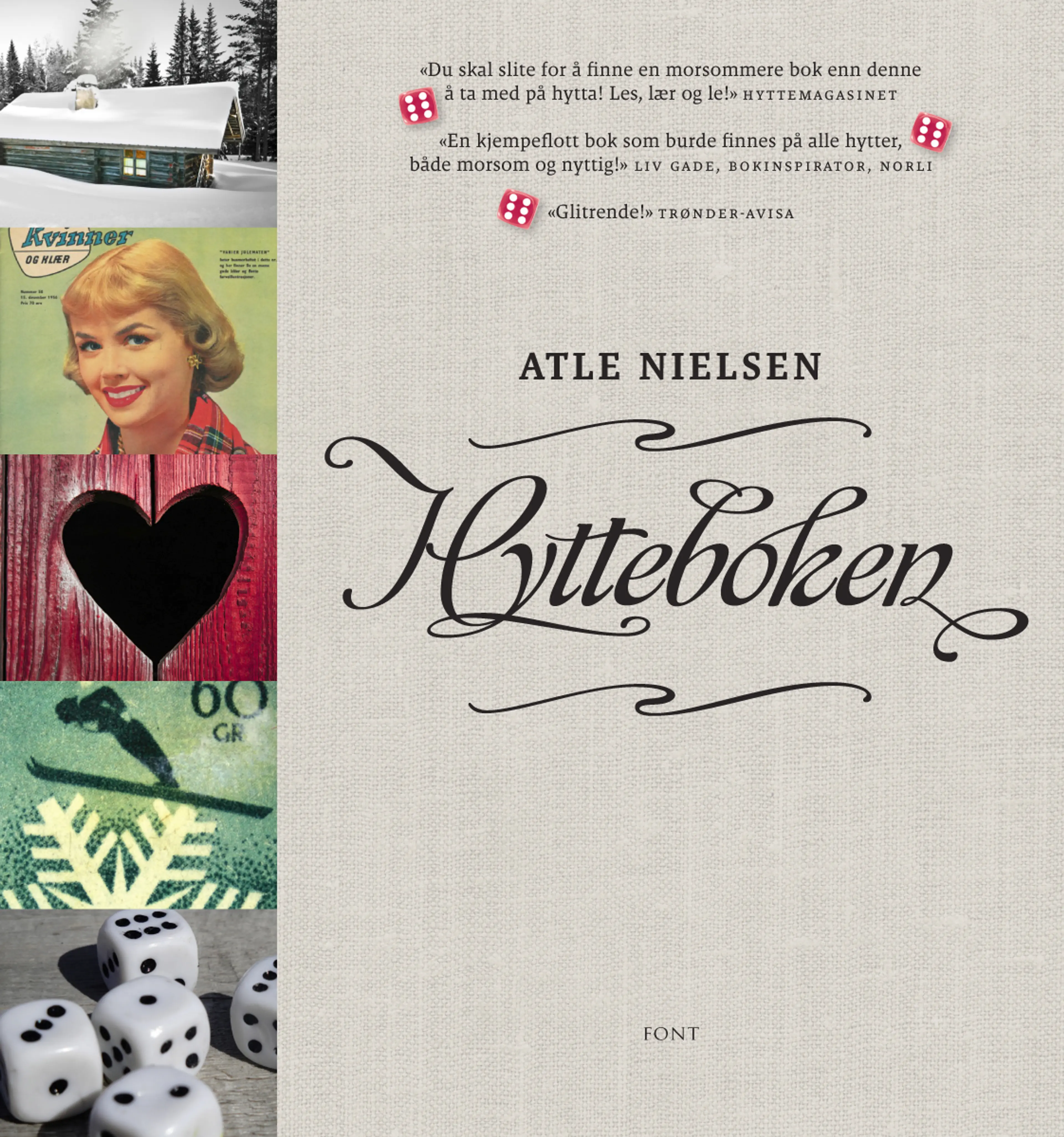 Omslag Hytteboken av Atle Nielsen (Heftet)