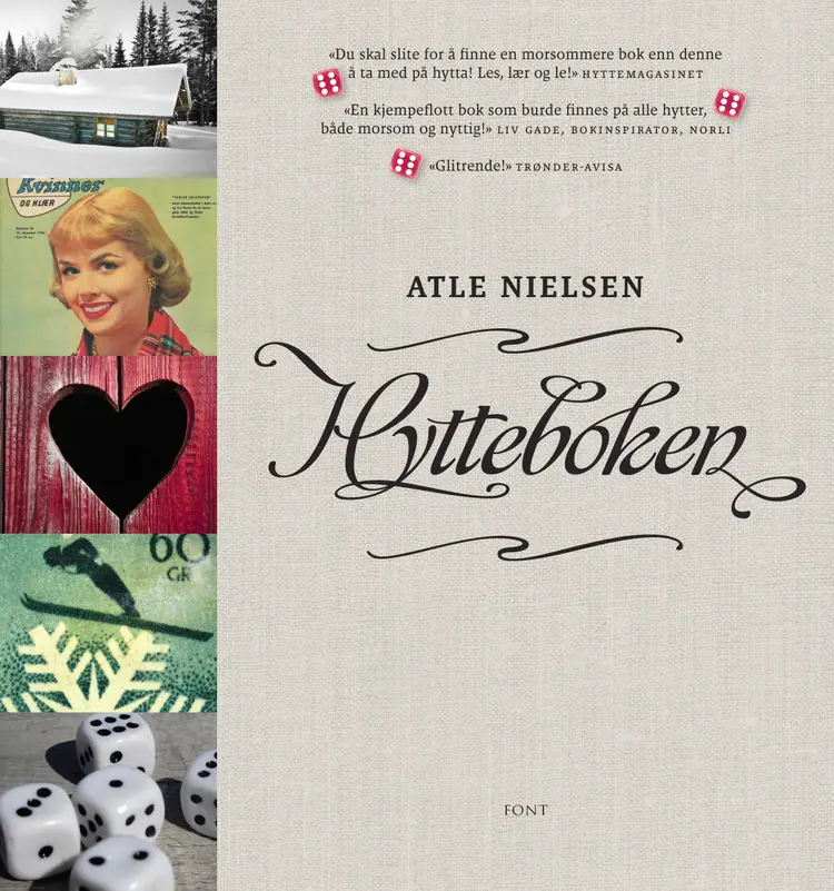 Omslag Hytteboken av Atle Nielsen (Heftet)