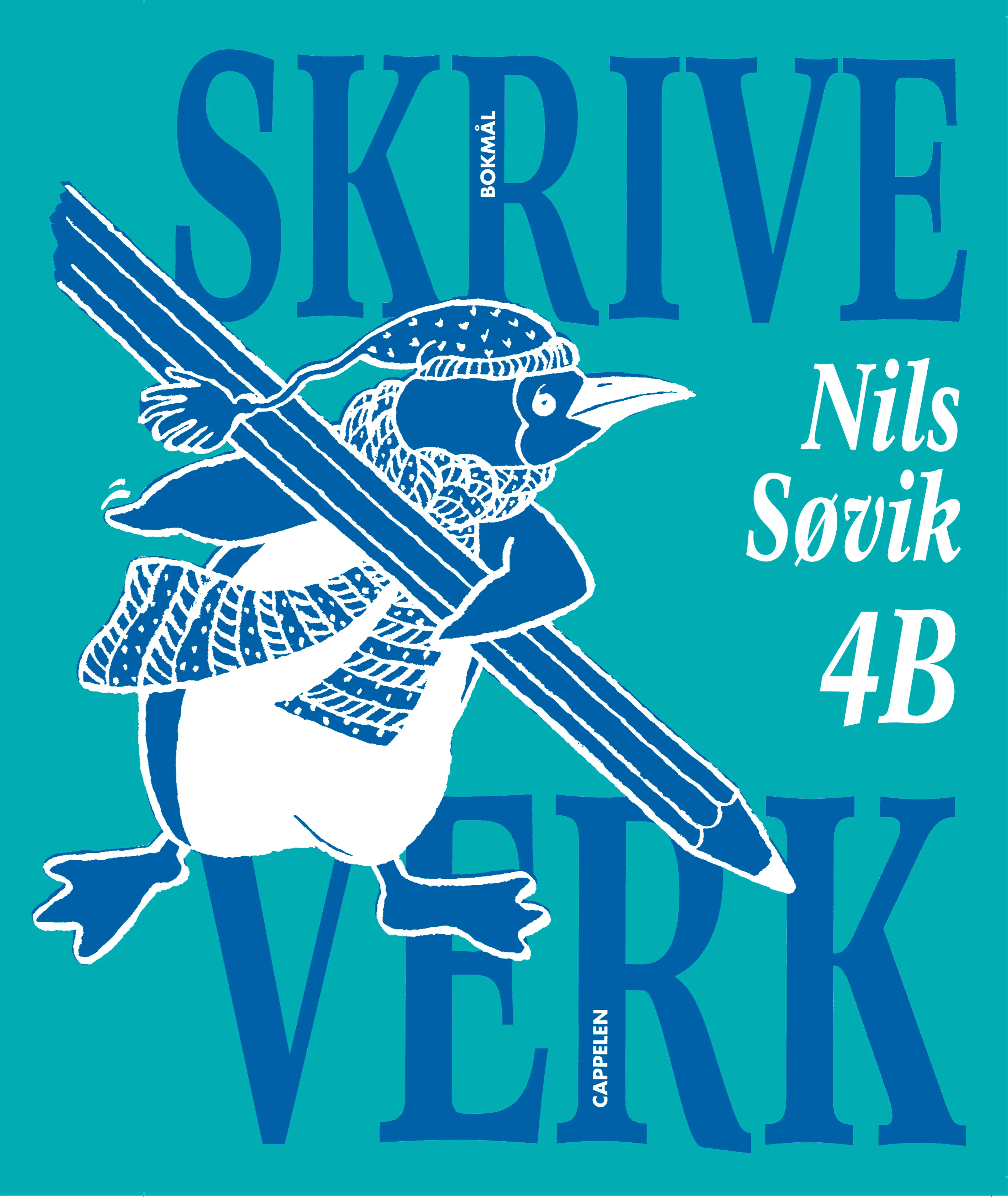 Omslag Skriveverk 4B Stavskrift av Nils Søvik (Heftet)