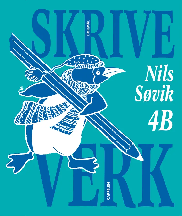 Omslag Skriveverk 4B Stavskrift av Nils Søvik (Heftet)