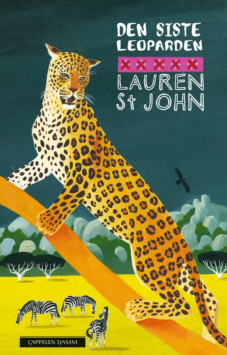 Omslag Den siste leoparden av Lauren St John (Innbundet)