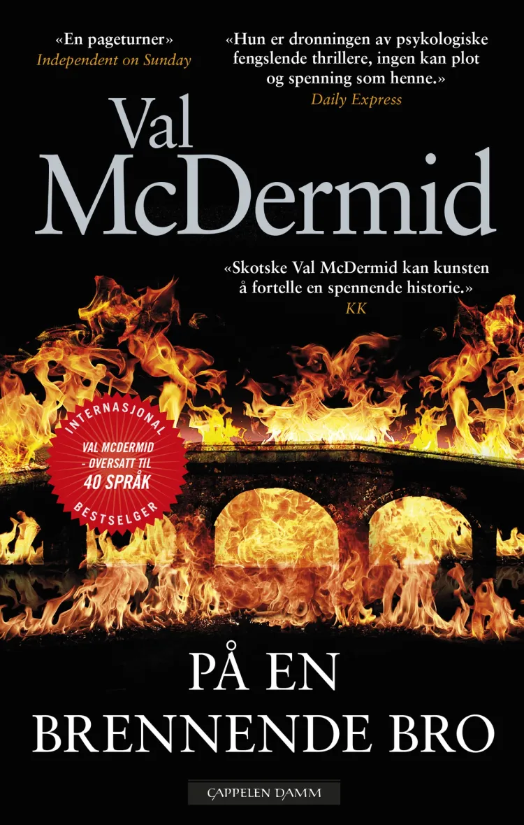 Omslag På en brennende bro av Val McDermid (Ebok)