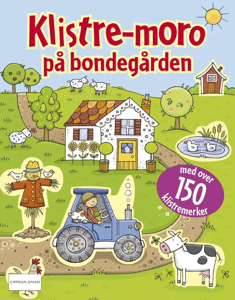Omslag Klistre-moro på bondegården (Heftet)