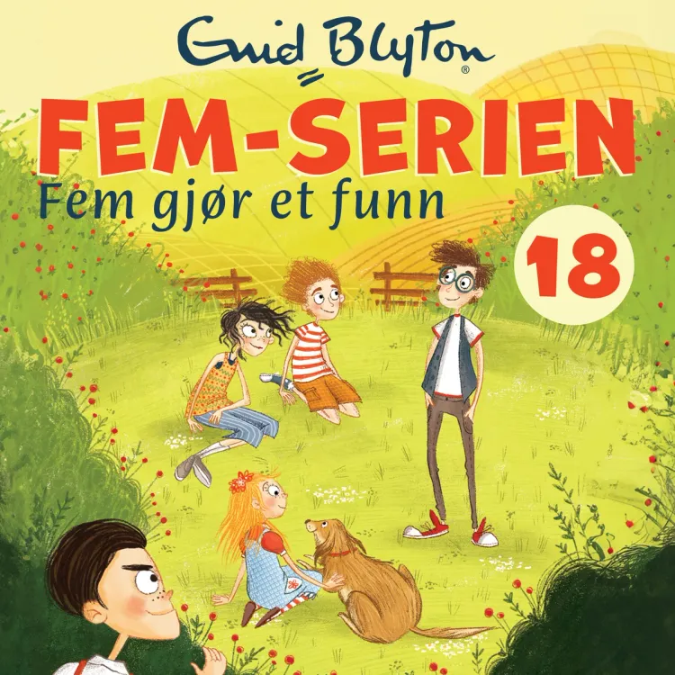 Omslag Fem gjør et funn av Enid Blyton (Lydbok)