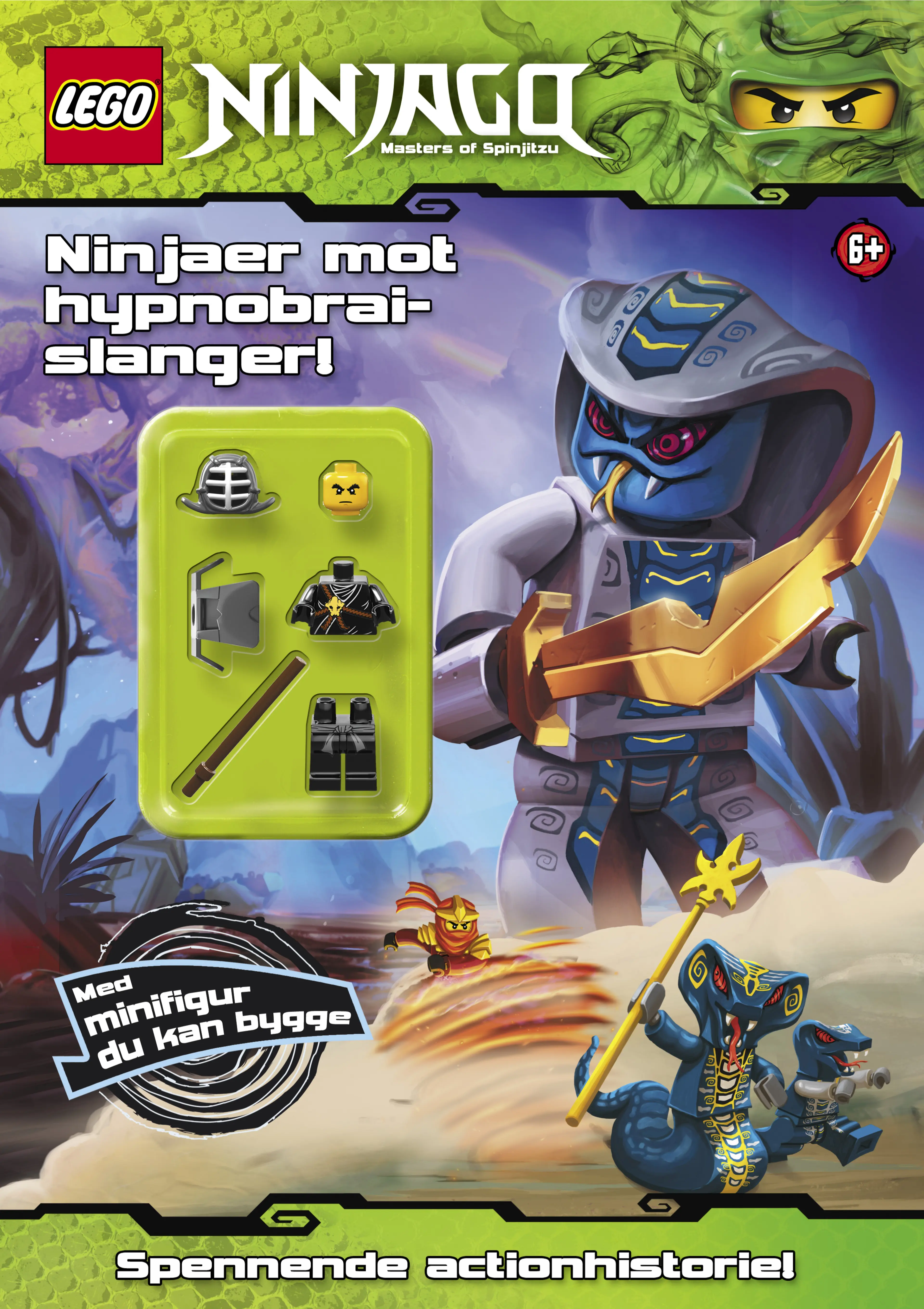 Omslag LEGO® Ninjago - Ninjaer mot hypnobrai-slanger! (Heftet)