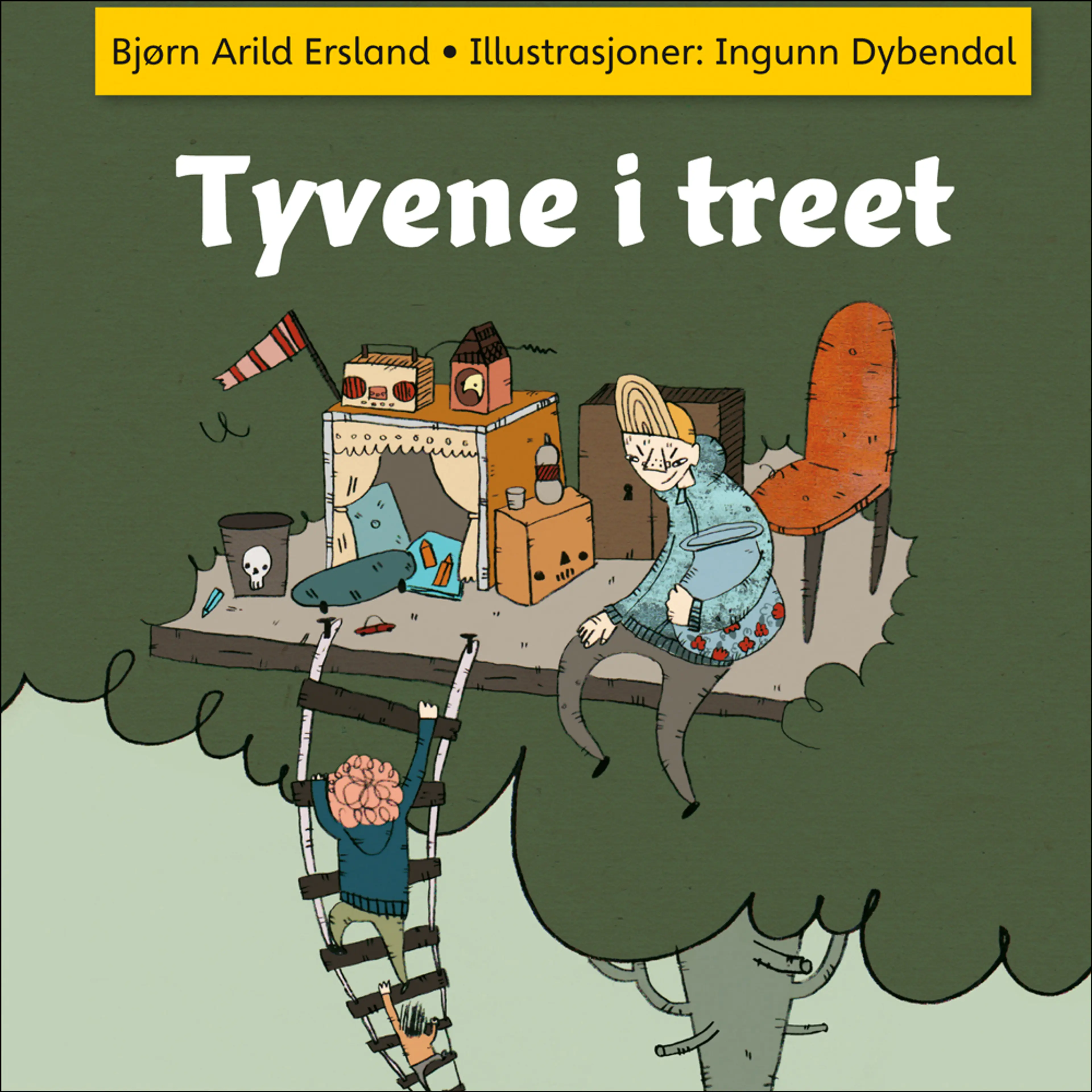 Omslag Tyvene i treet av Bjørn Arild Ersland (Lydbok)