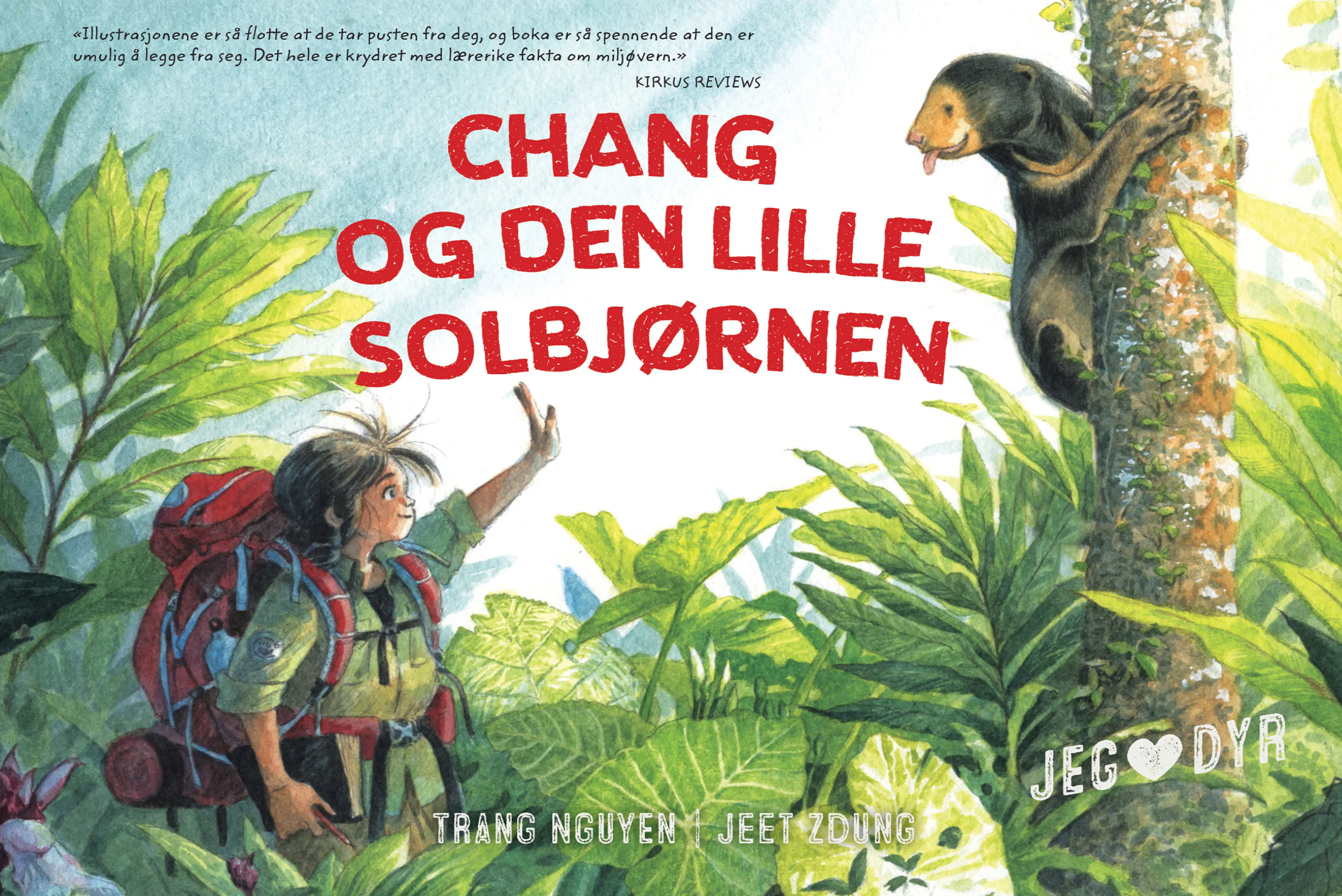 Omslag Chang og den lille solbjørnen av Trang Nguyen (Innbundet)
