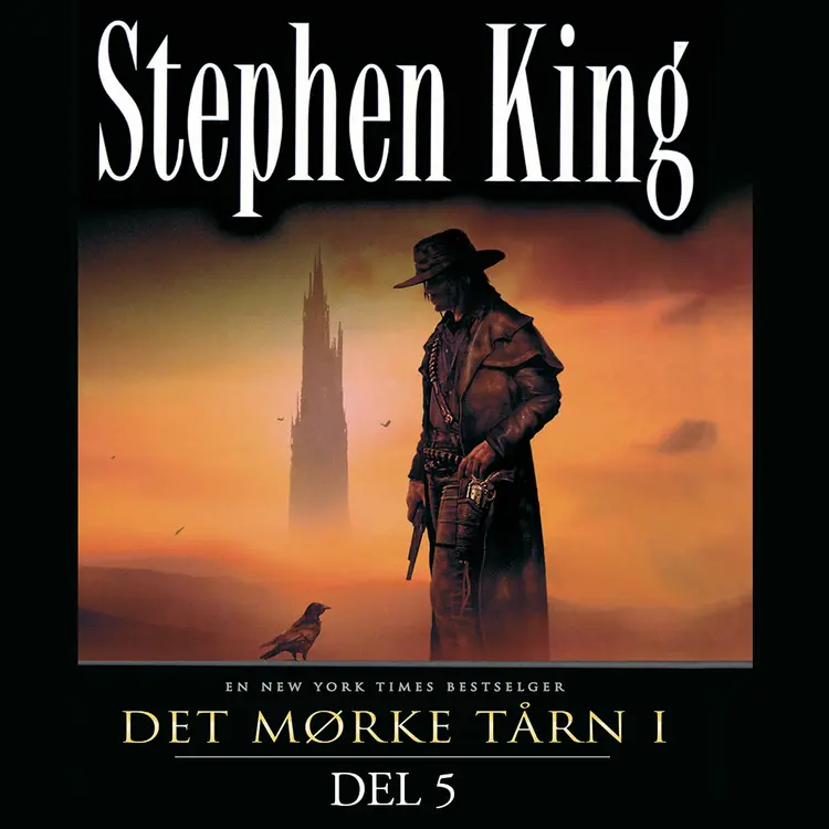 Omslag Det mørke tårn 1 - Del 5: Revolvermannen og den sortkledde av Stephen King (Lydbok)