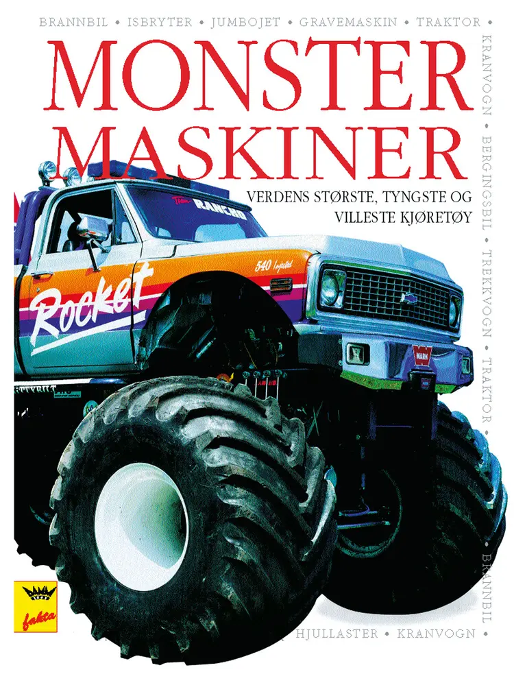 Omslag Monstermaskiner av Caroline Bingham (Innbundet)