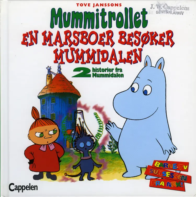 Omslag En marsboer besøker mummidalen av Tove Jansson (Innbundet)