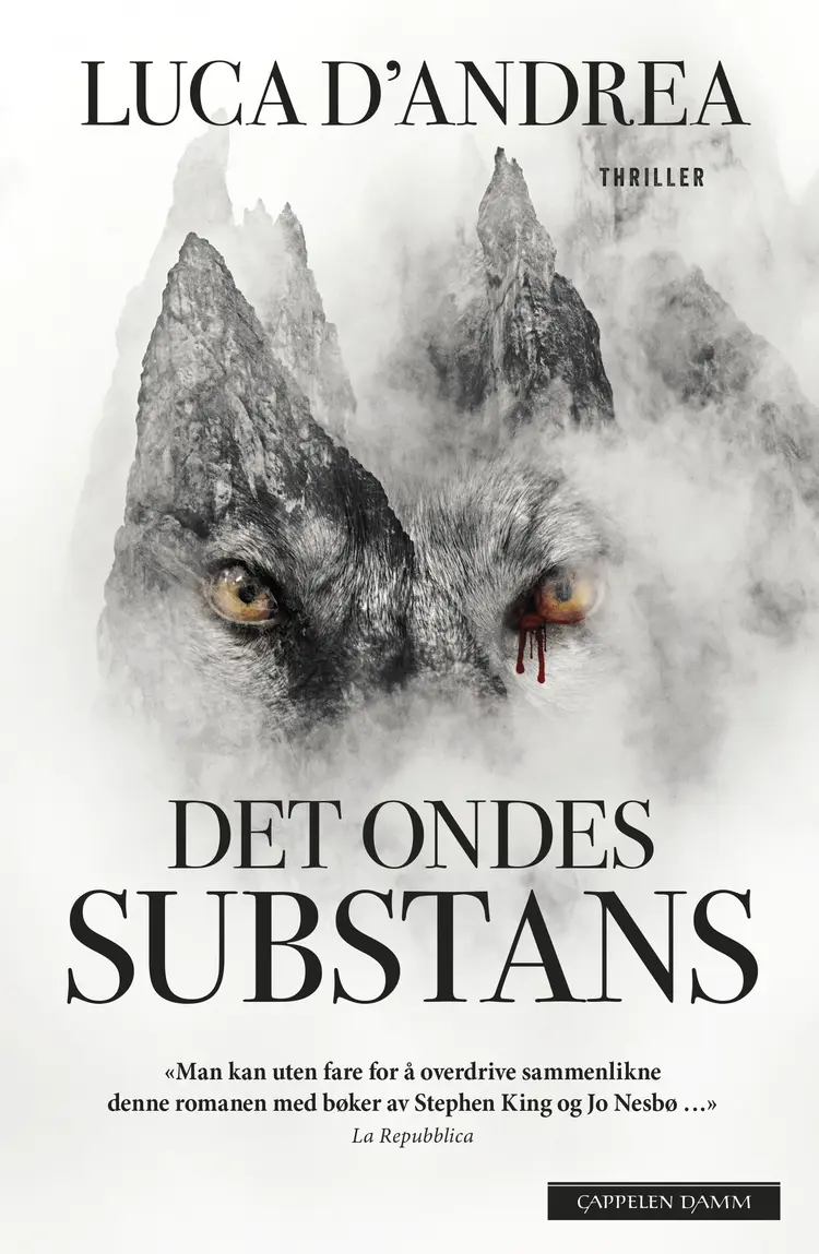 Omslag Det ondes substans av Luca D'Andrea (Innbundet)