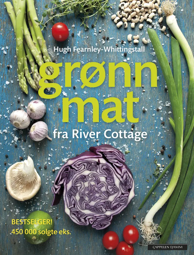 Omslag Grønn mat fra River Cottage av Hugh Fearnley-Whittingstall (Innbundet)