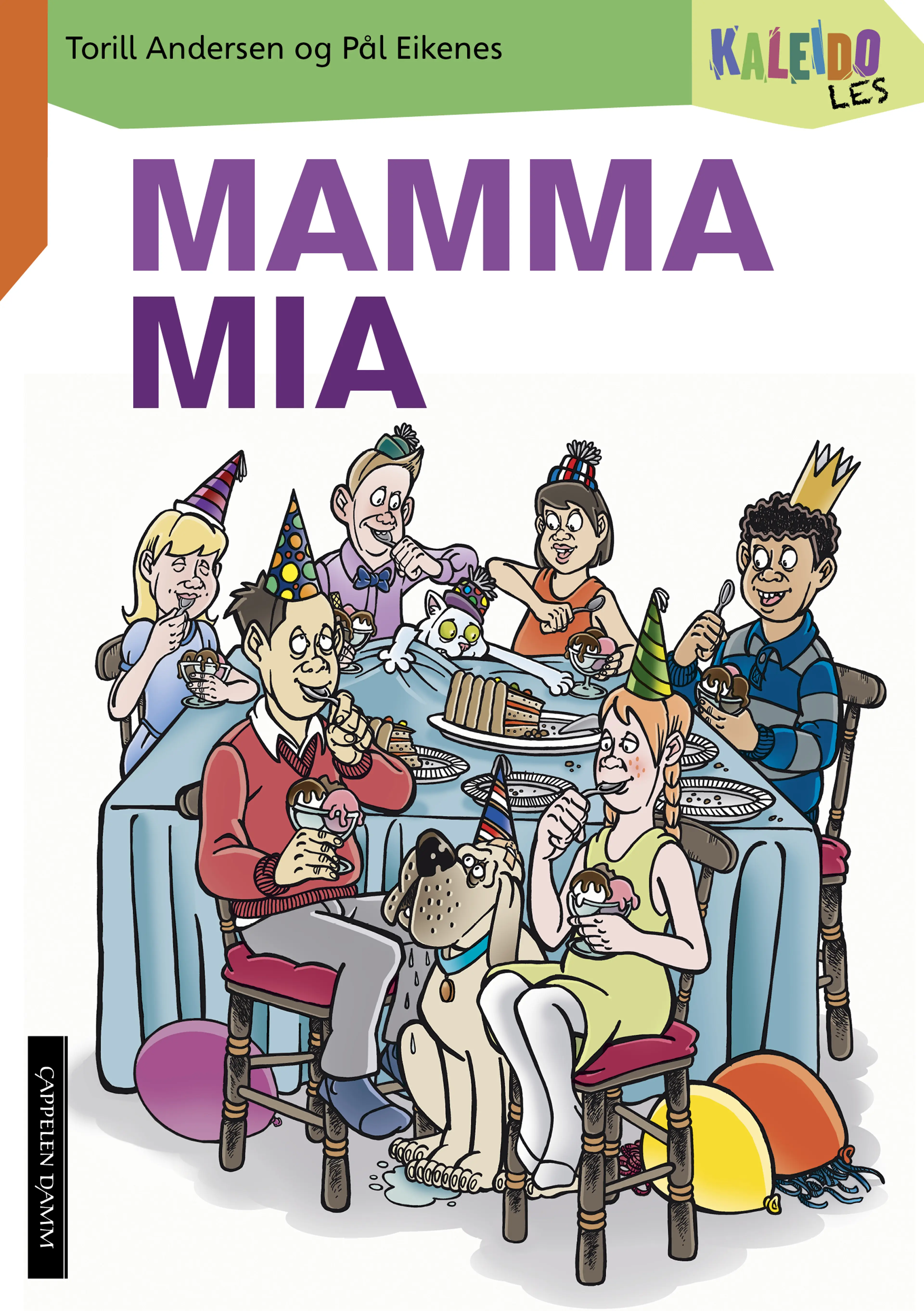 Omslag Kaleido Les Nivå 1 Mamma mia av Torill Andersen (Heftet)