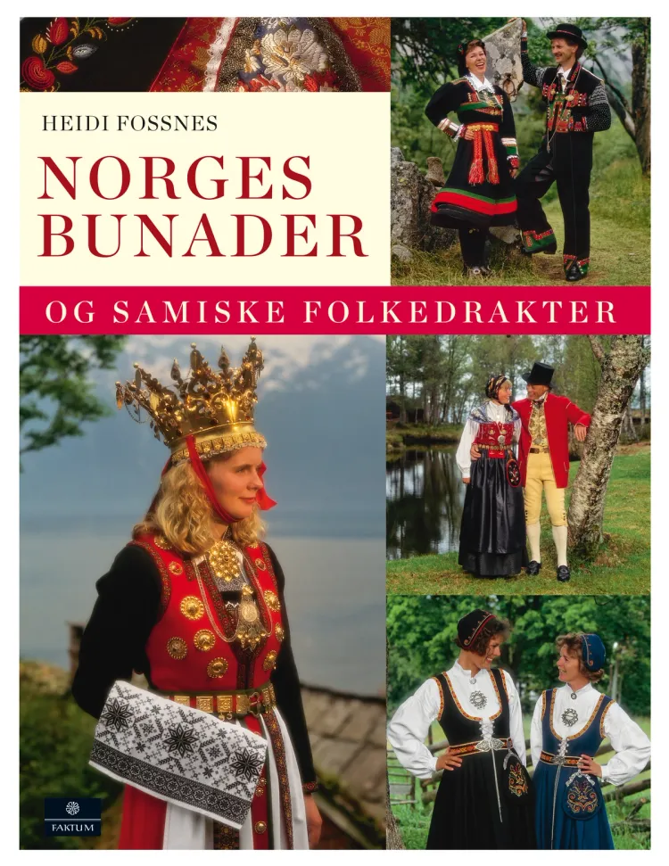 Omslag Norges bunader og samiske folkedrakter av Heidi Fossnes (Innbundet)