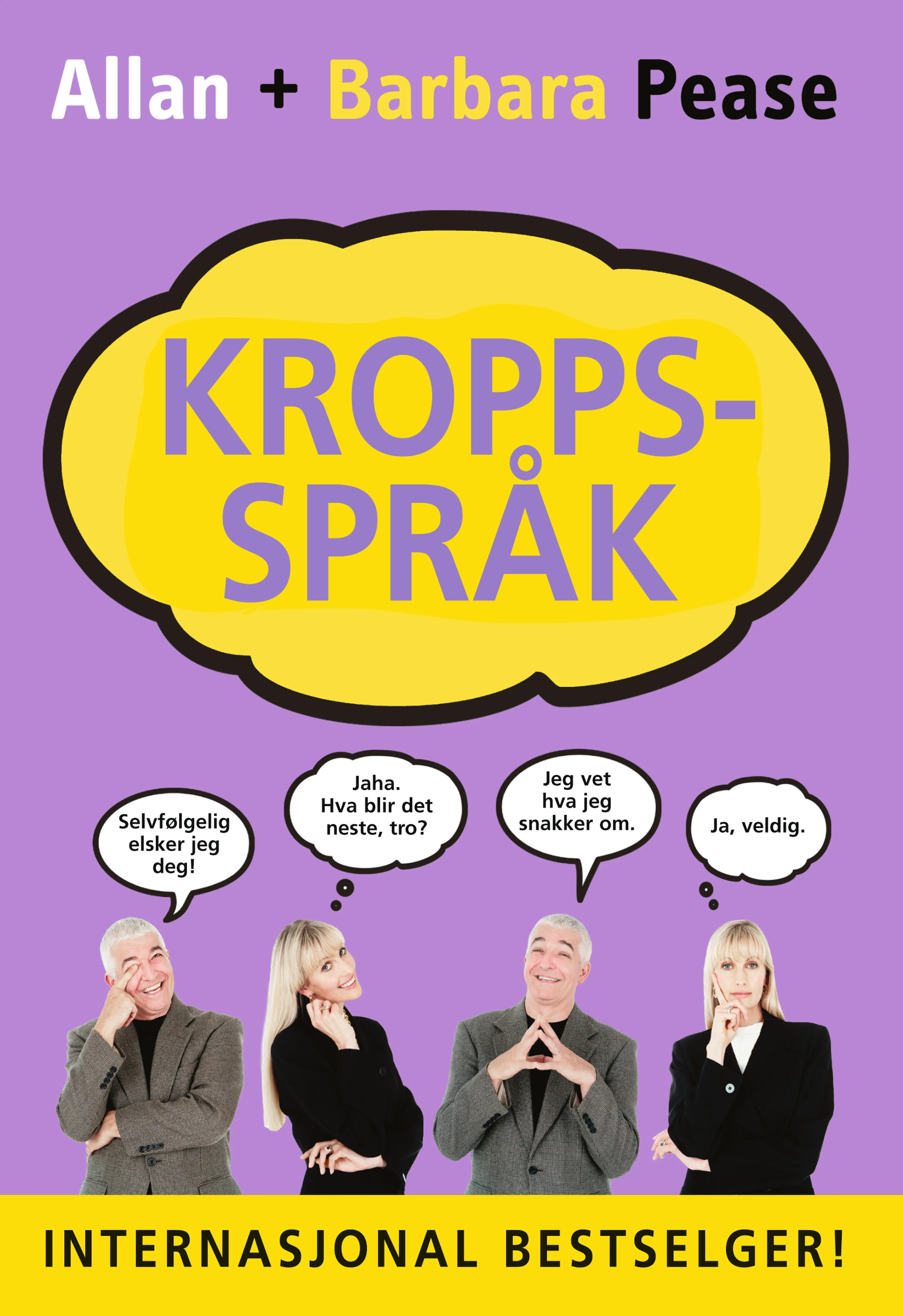 Omslag Kroppsspråk av Allan Pease og Barbara Pease (Innbundet)