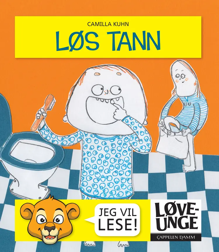 Omslag Løveunge - Løs tann av Camilla Kuhn (Innbundet)