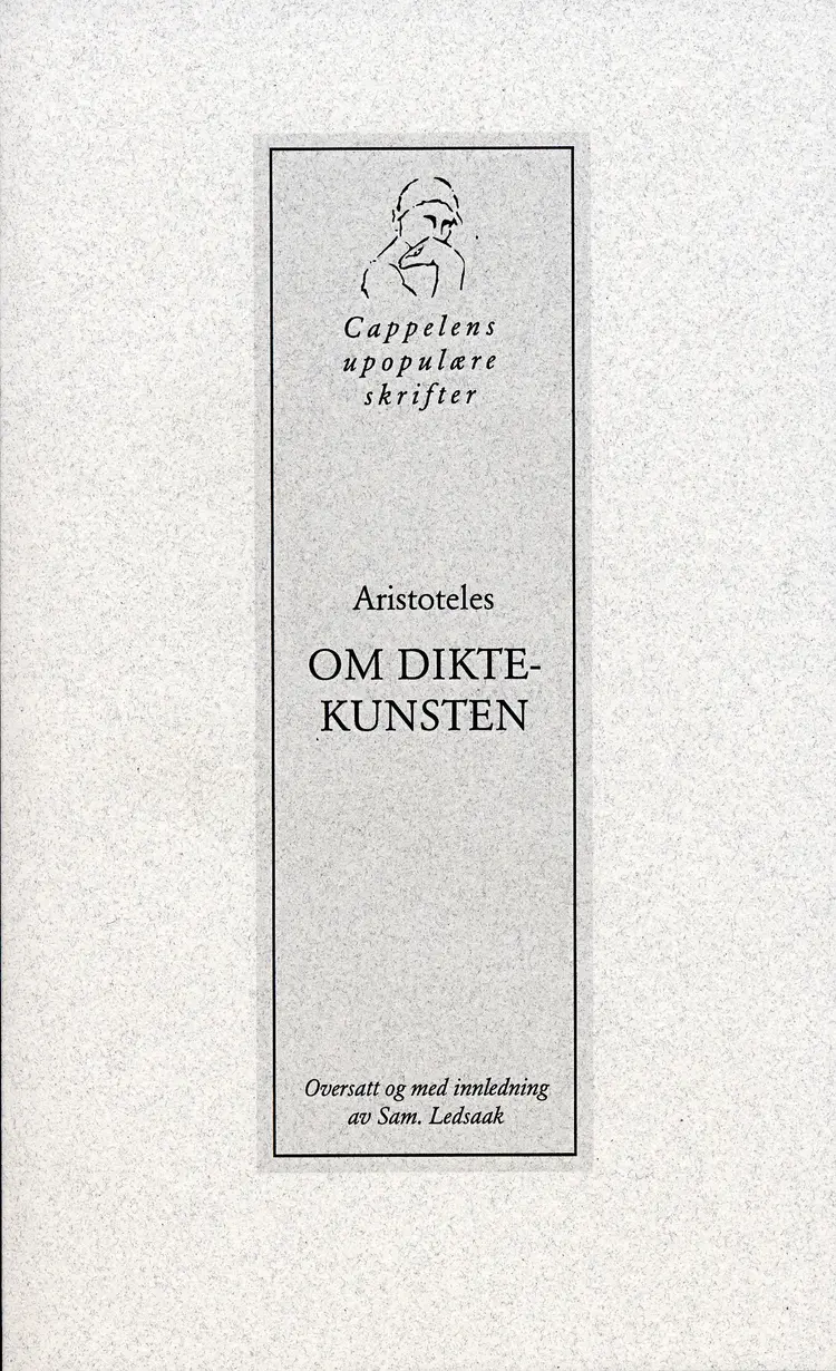 Omslag Om diktekunsten av Aristoteles (Heftet)