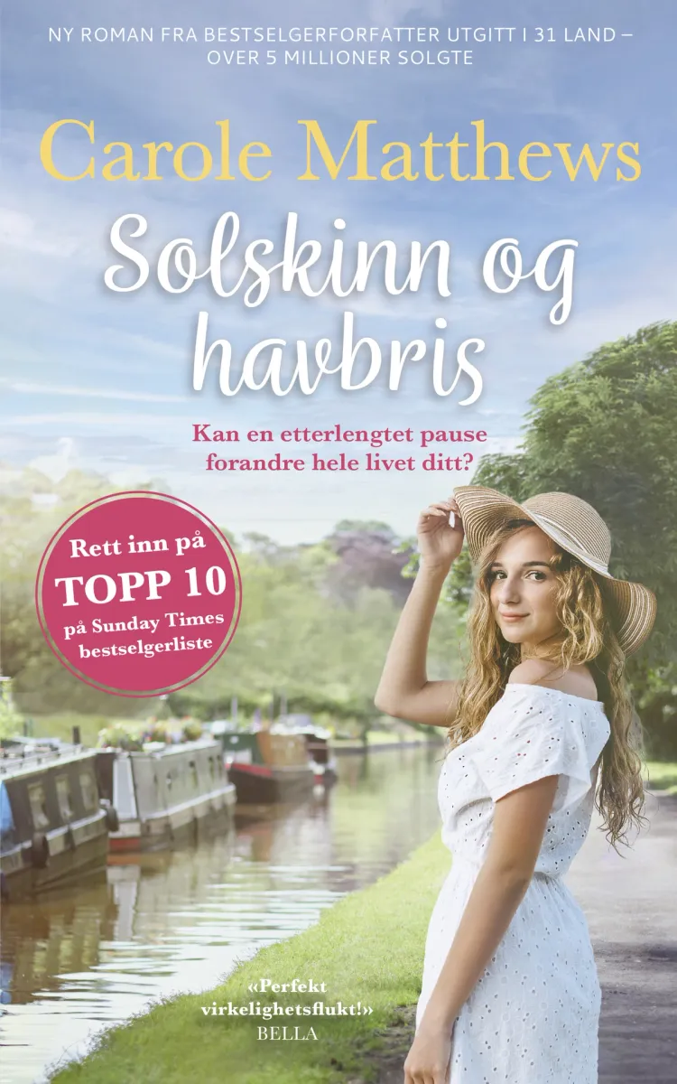 Omslag Solskinn og havbris av Carole Matthews (Ebok)