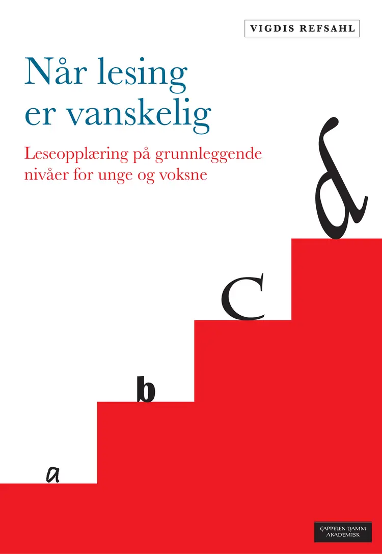 Omslag Når lesing er vanskelig av Vigdis Refsahl (Heftet)