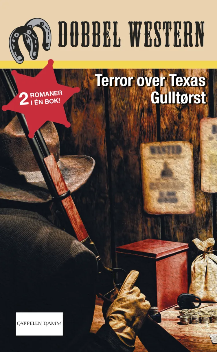 Omslag Terror over Texas/Gulltørst av Jackson  Cole og Lewis B. Patten (Heftet)