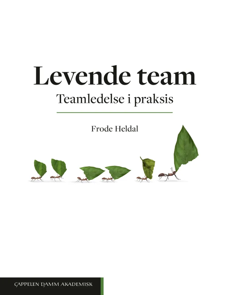Omslag Levende team av Frode Heldal (Innbundet)