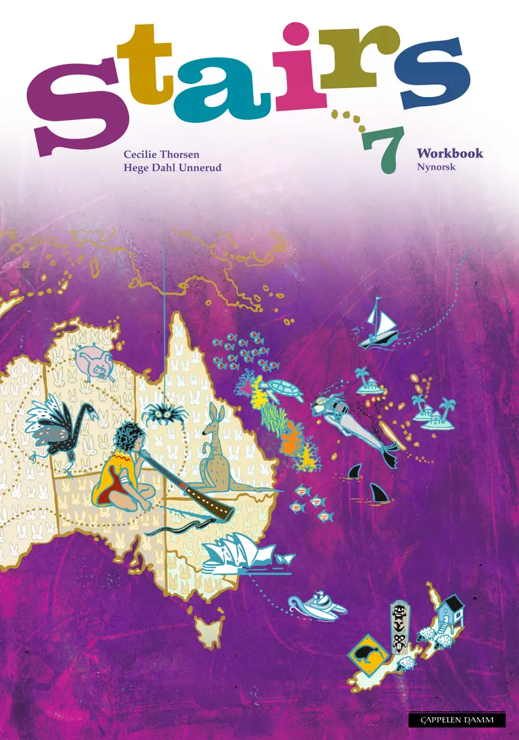 Omslag Stairs 7 Workbook av Cecilie Thorsen og Hege Dahl Unnerud (Heftet)