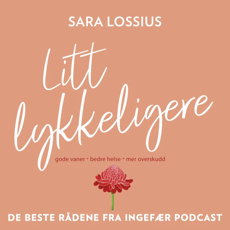 Omslag Litt lykkeligere - De beste rådene fra Ingefær podcast av Sara Lossius (Lydbok)