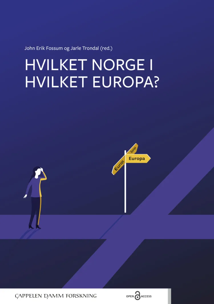 Omslag Hvilket Norge i hvilket Europa? av John Erik Fossum og Jarle Trondal (red.) (Ebok)