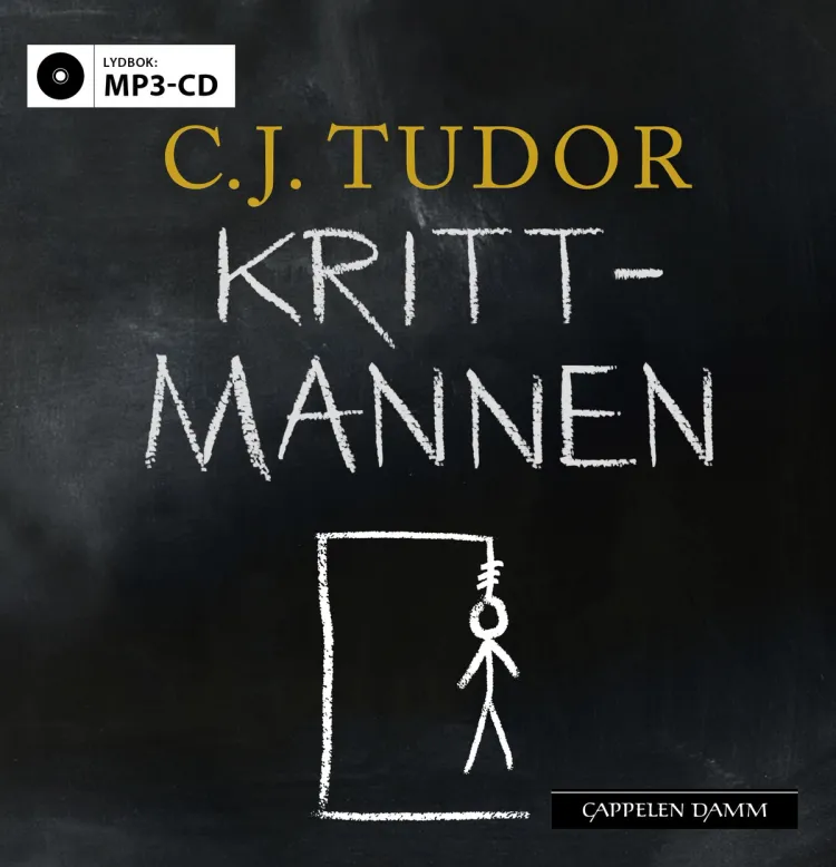 Omslag Krittmannen av C.J. Tudor (CD)