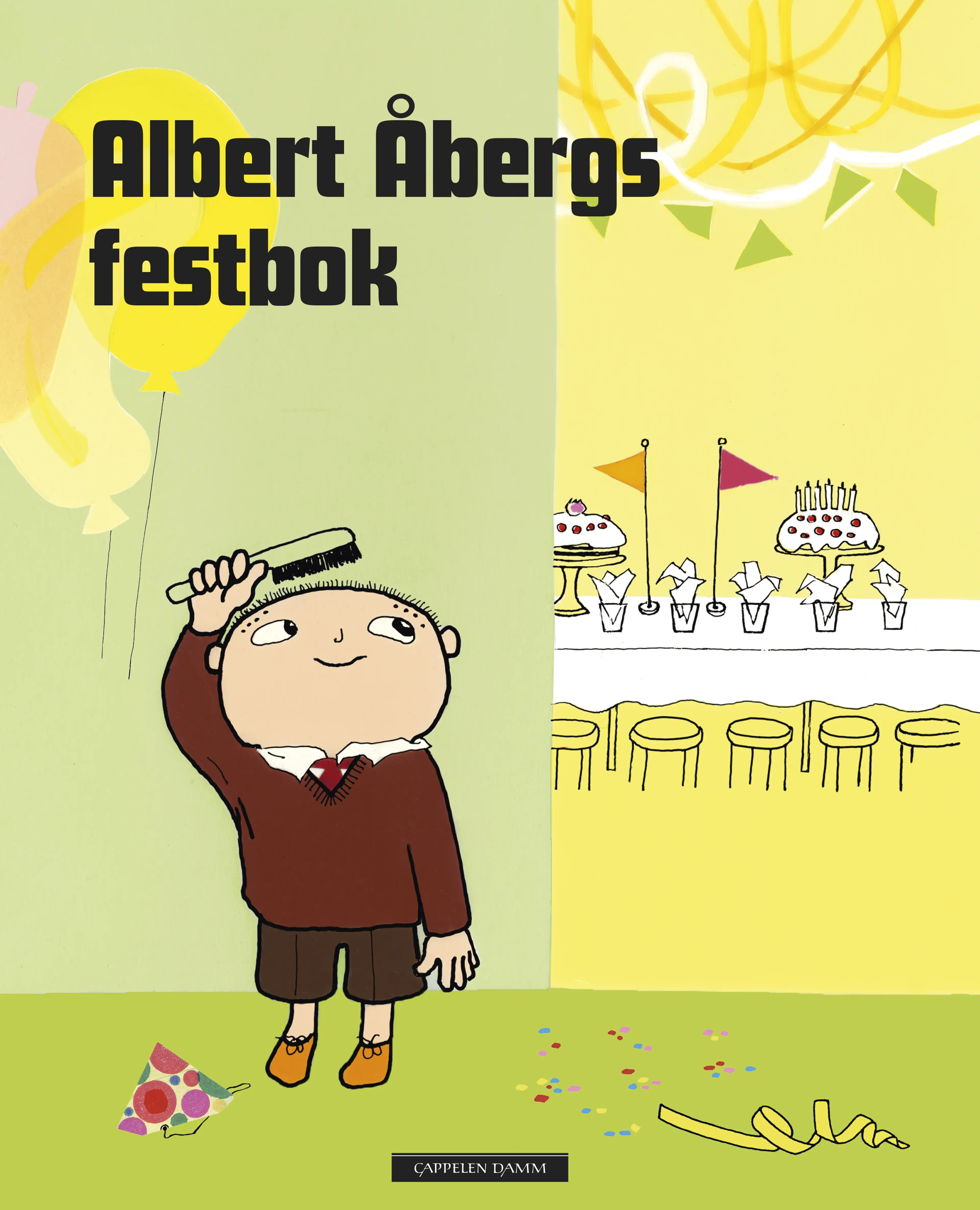 Omslag Albert Åbergs festbok (Innbundet)