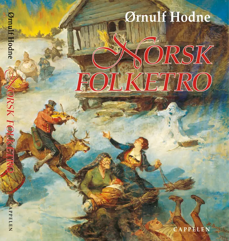 Omslag Norsk folketro av Hodne Ørnulf (Innbundet)