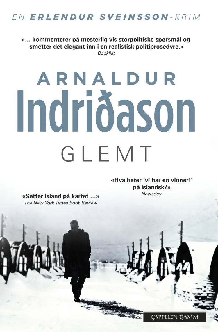 Omslag Glemt av Arnaldur Indridason (Innbundet)