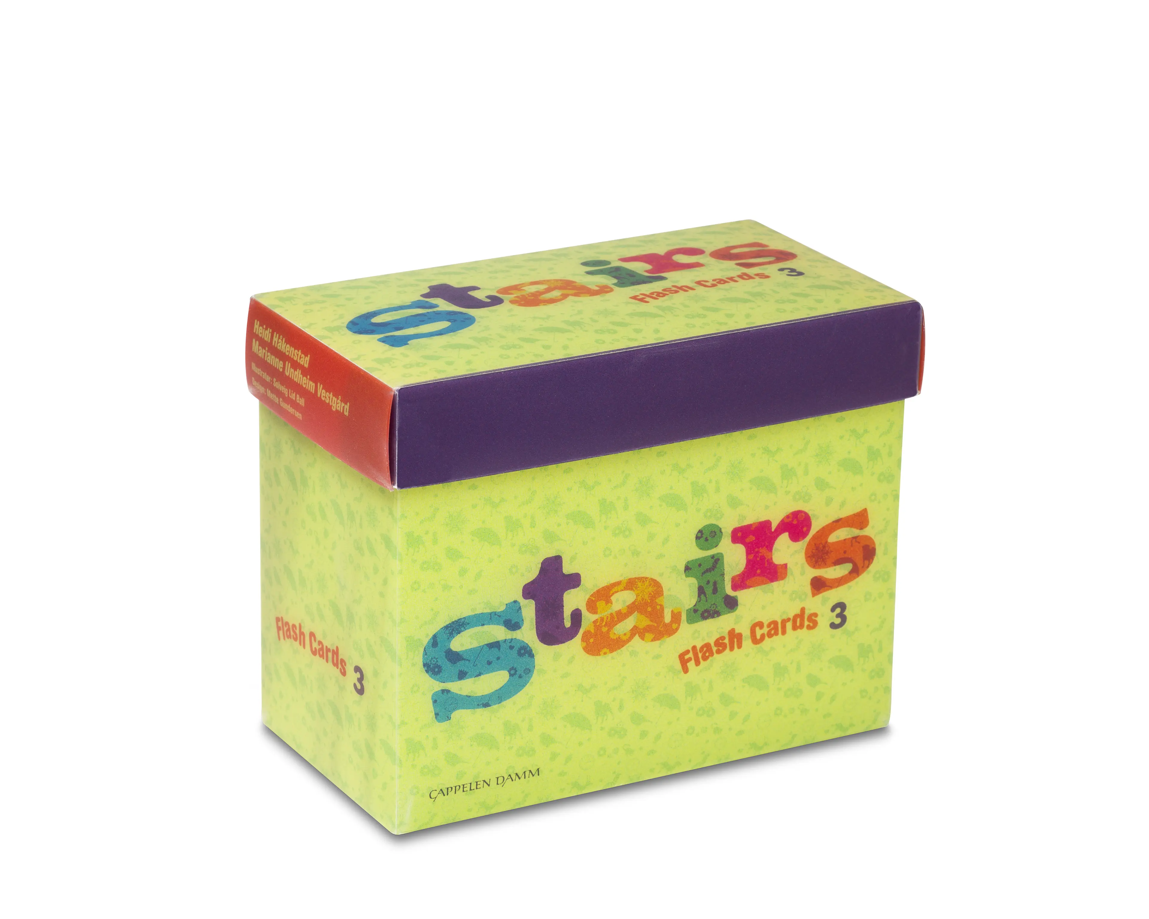 Omslag Stairs 3 Flash Cards av Heidi Håkenstad og Marianne Undheim Vestgård (Eske)