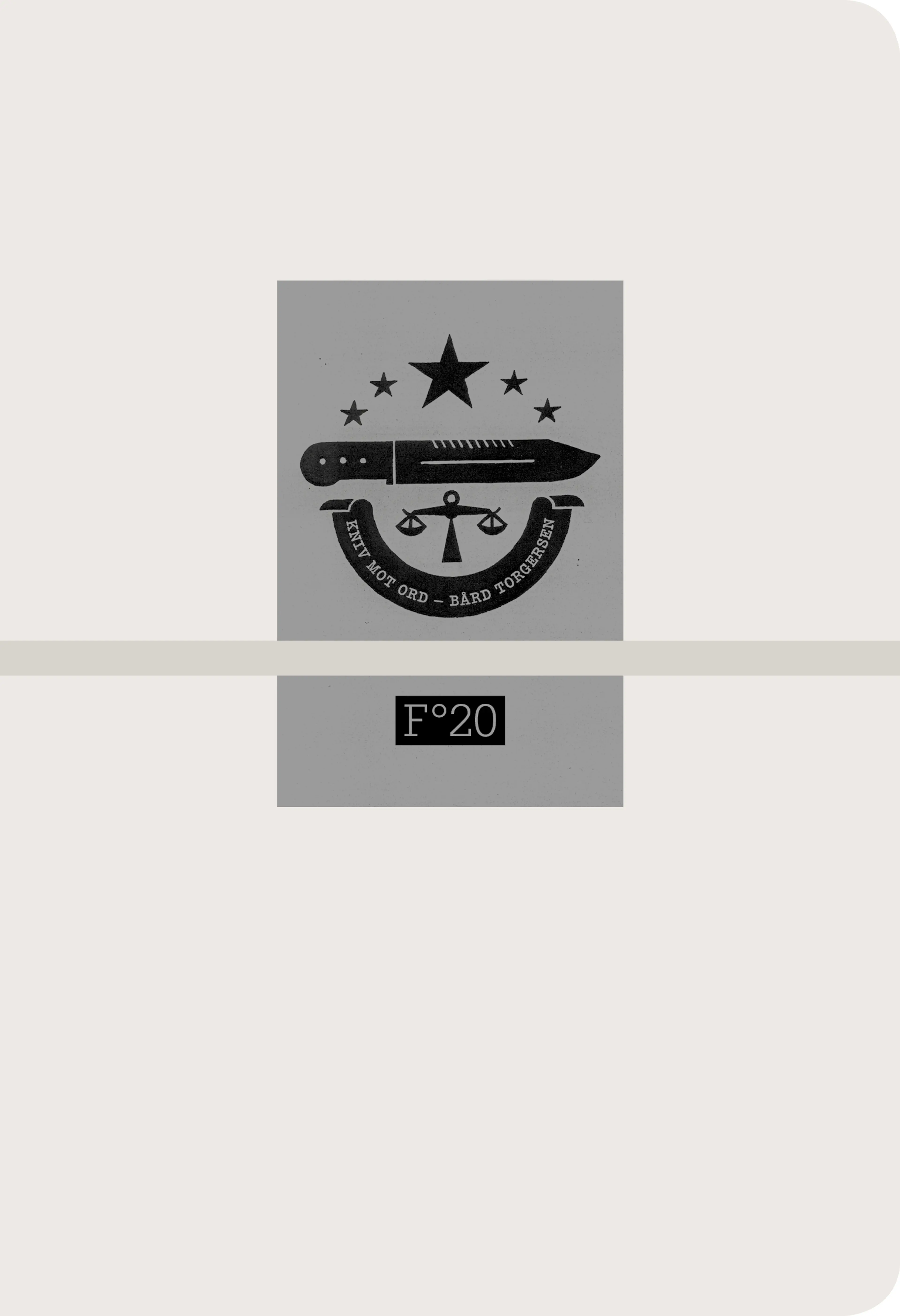 Omslag Kniv mot ord av Bård Torgersen (Heftet)