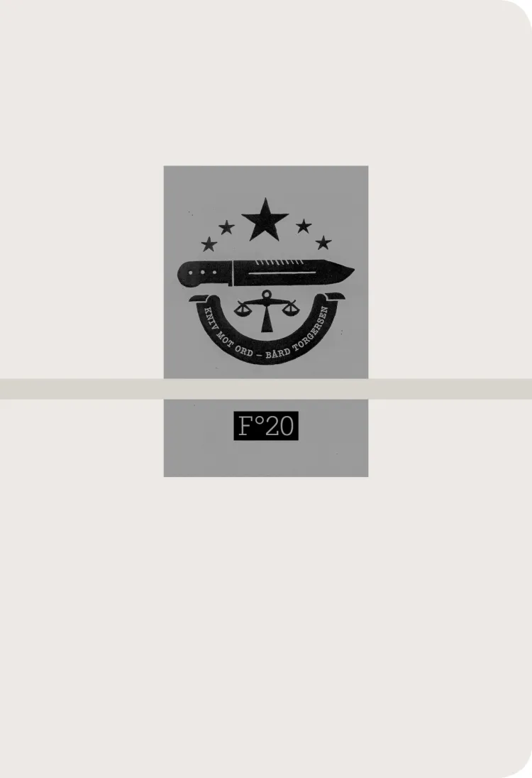 Omslag Kniv mot ord av Bård Torgersen (Heftet)