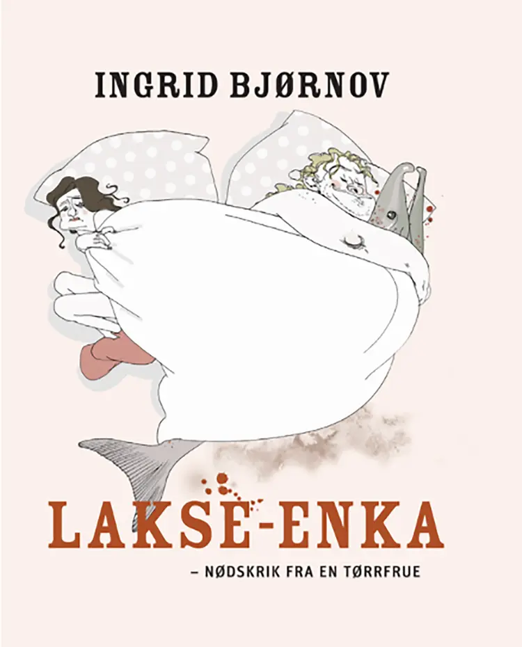 Omslag Lakse-enka av Ingrid Bjørnov (Ebok)