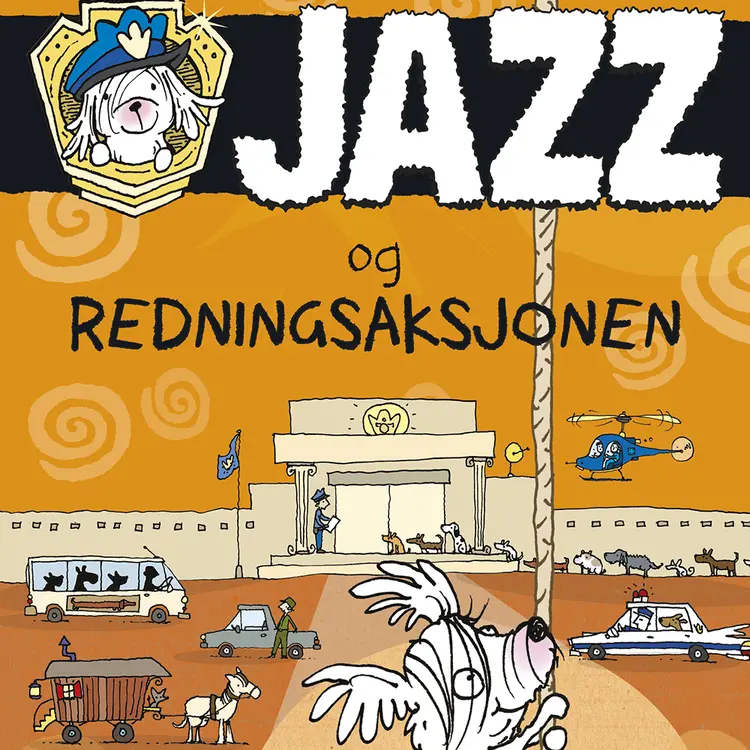 Omslag Jazz og redningsaksjonen av Lesley Gibbes (Lydbok)