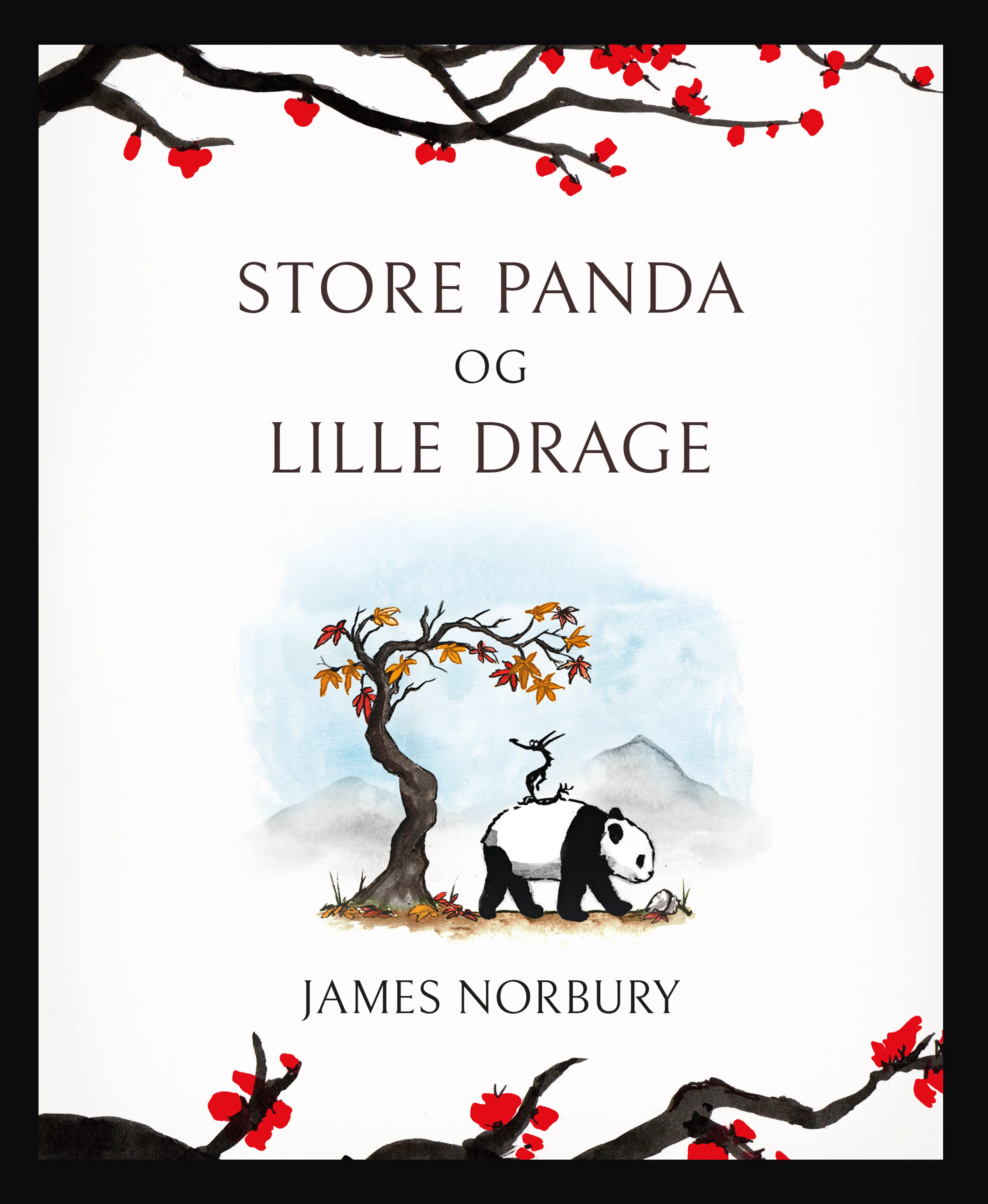 Omslag Store panda og Lille drage av James Norbury (Innbundet)