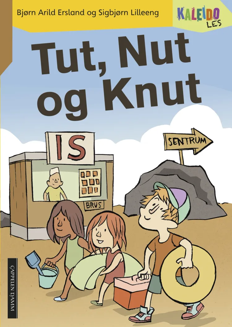 Omslag Kaleido Les Nivå 3 Tut, Nut og Knut av Bjørn Arild Ersland (Heftet)