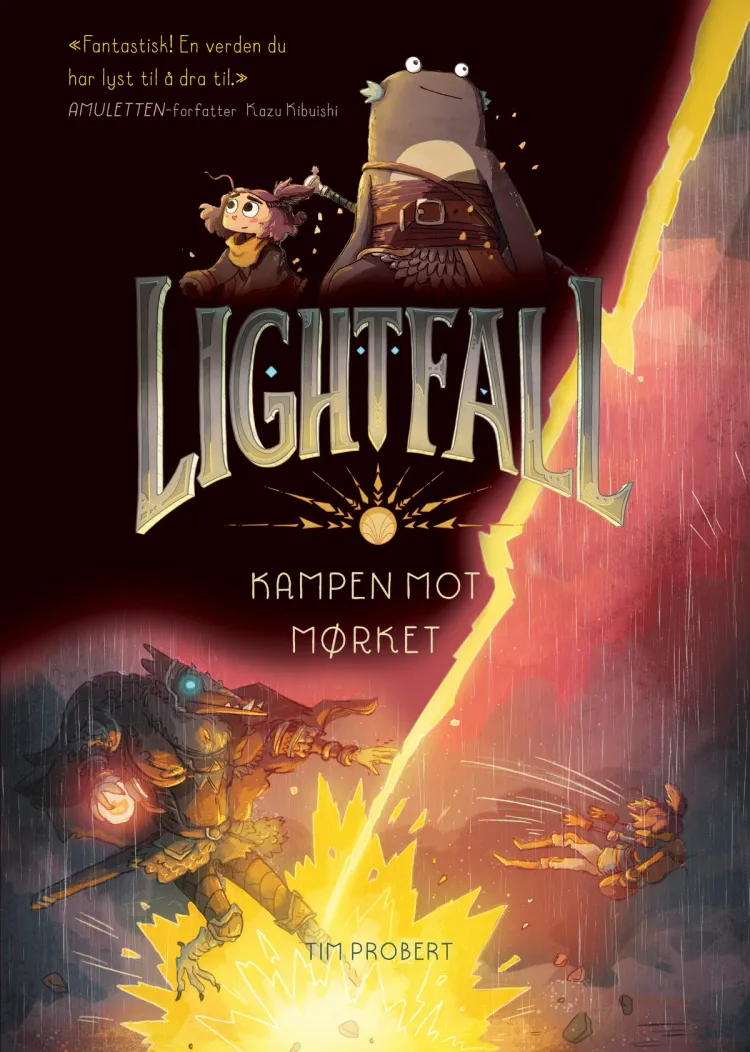 Omslag Lightfall 1: Kampen mot mørket av Tim Probert (Innbundet)