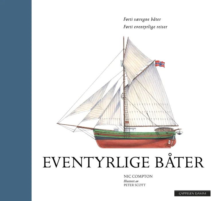 Omslag Eventyrlige båter av Nic Compton (Innbundet)