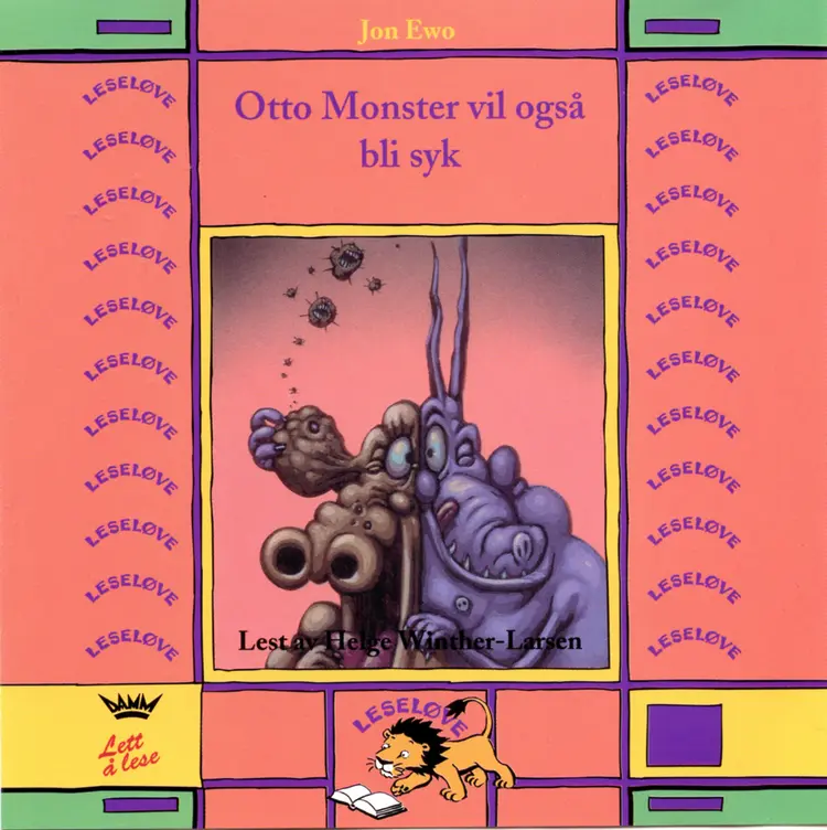 Omslag Otto Monster vil også bli syk av Jon Ewo (Lydbok)
