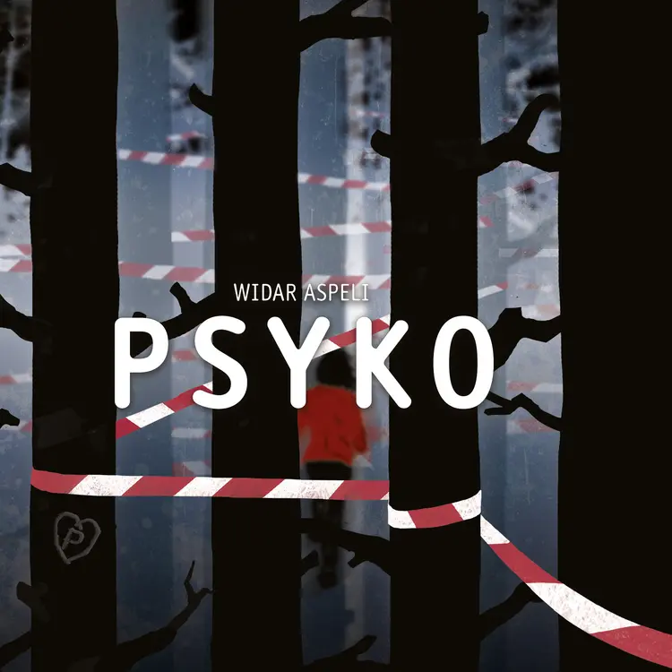 Omslag Psyko av Widar Aspeli (Lydbok)