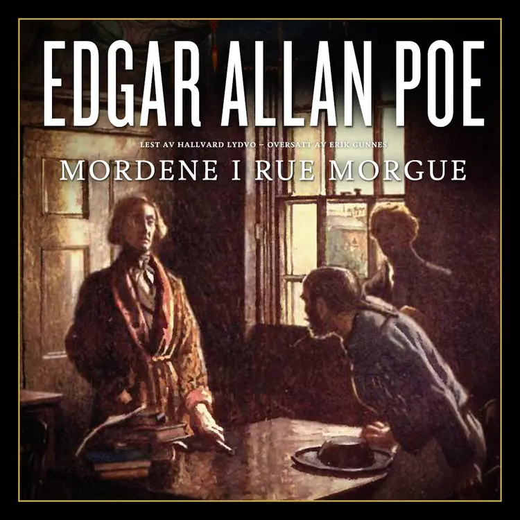 Omslag Mordene i Rue Morgue av Edgar Allan Poe (Lydbok)